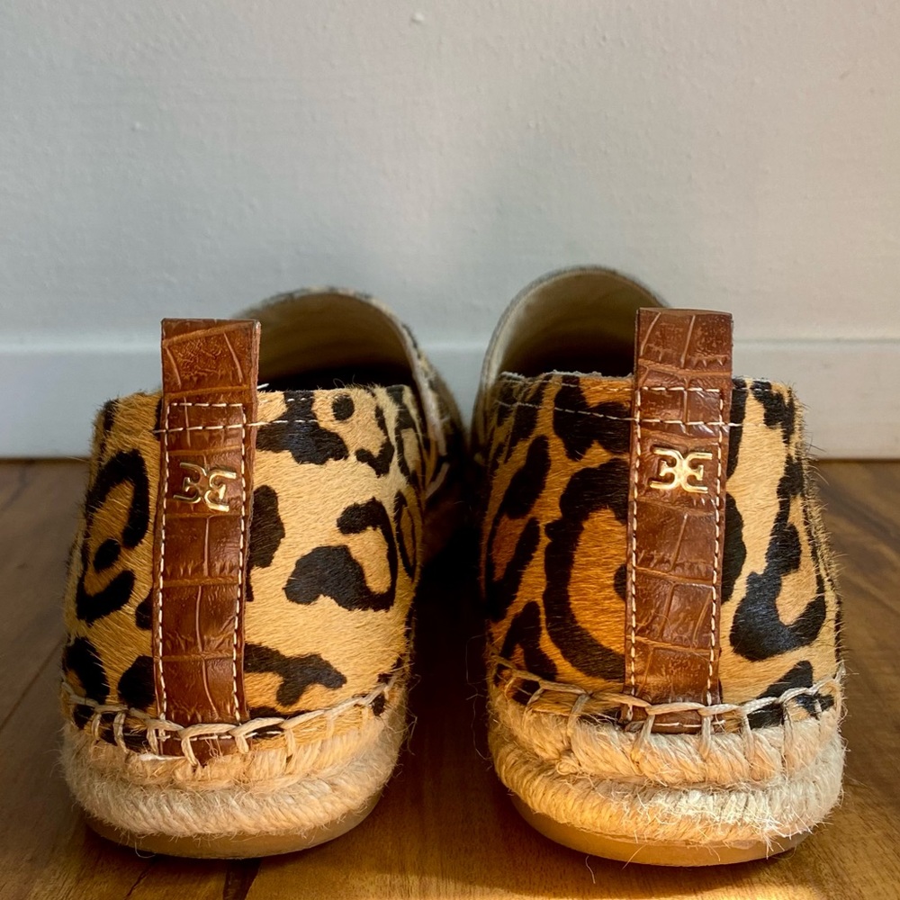 Sam Edelman Khloe Leopard Calf Hair Espadrilles - Picture 3 of 12